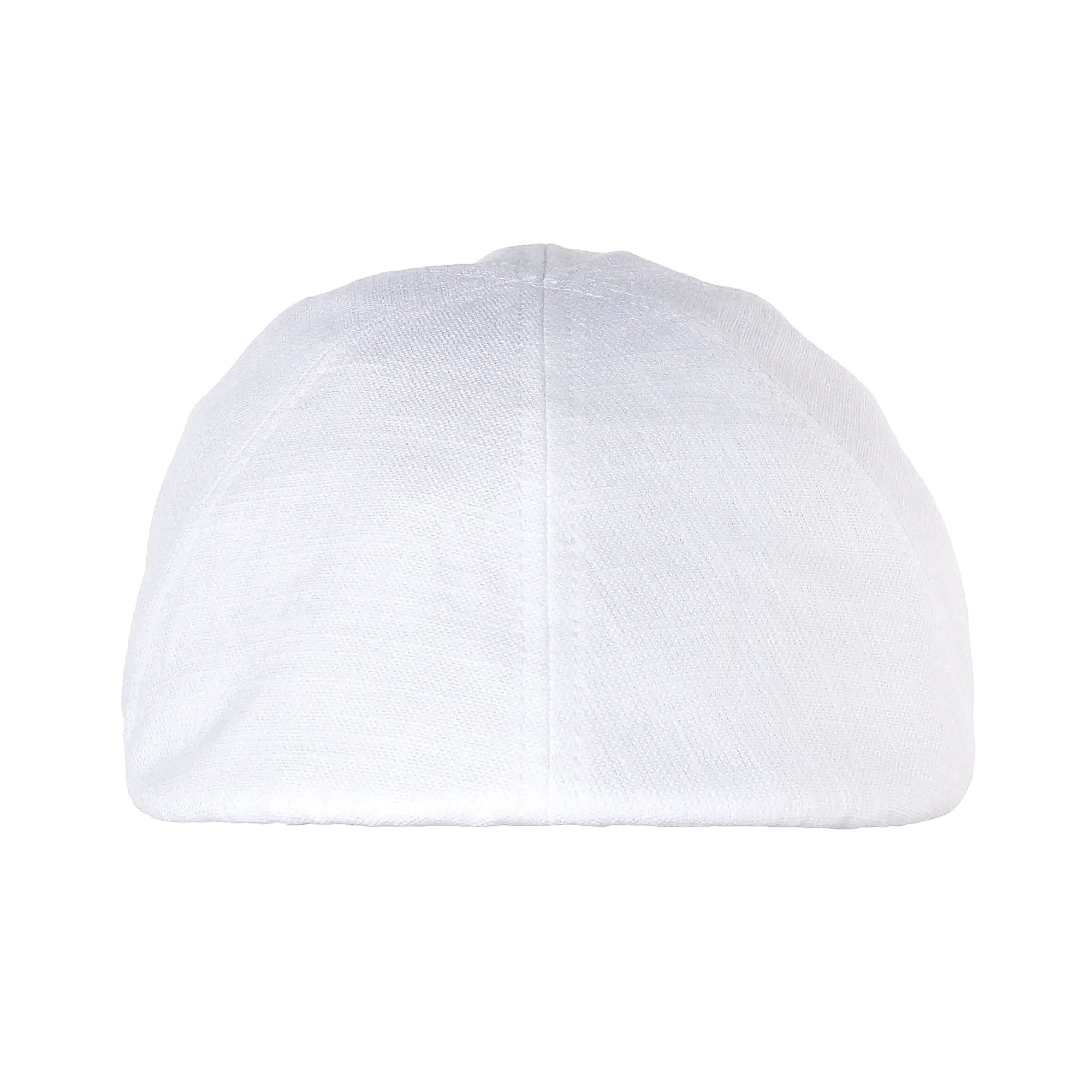 Sommer Flatcap Schiebermütze im zeitlosen Gatsbystil in weiß